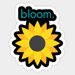 Simple Sunflower Bloom! Sticker